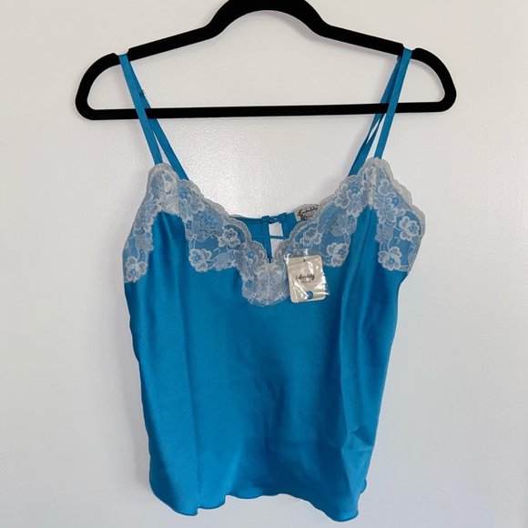 Free People Wish I May Blue Lace Cami Small - Picture 4 of 5